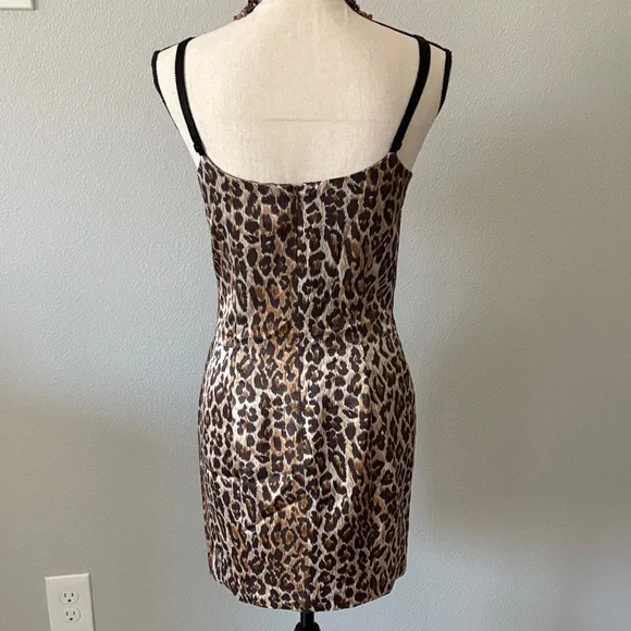 D&G Dolce & Gabbana 30/44 Leopard Print Women's Dress - Picture 8 of 13
